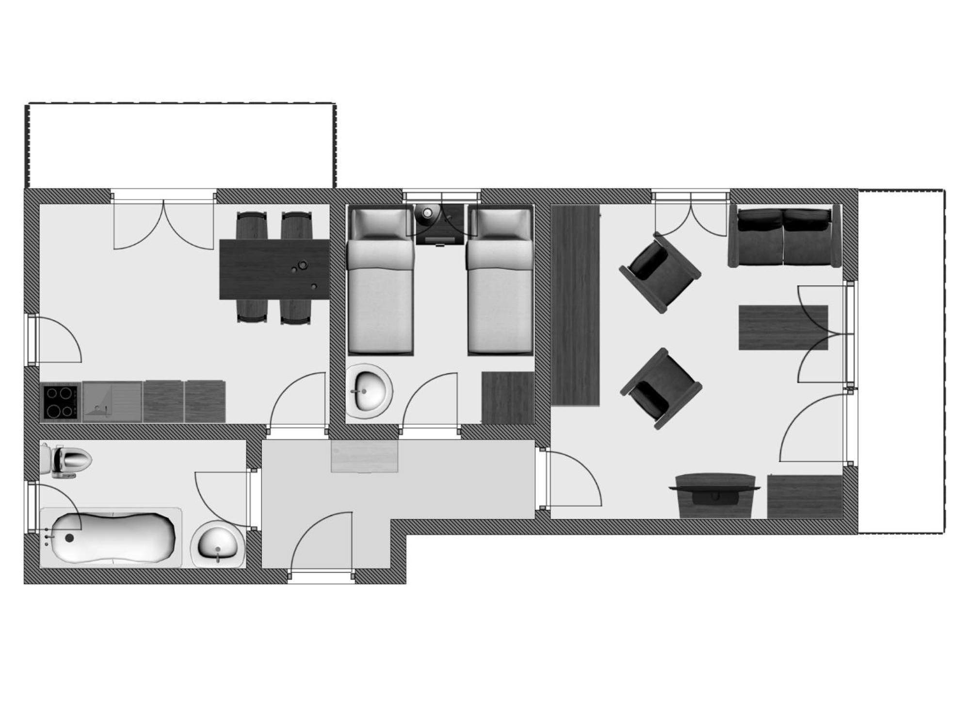 Chalet Soldanella Grachen Phòng bức ảnh